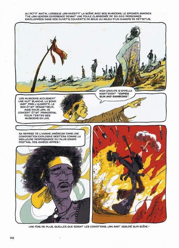 jimi hendrix en BD - planche 1