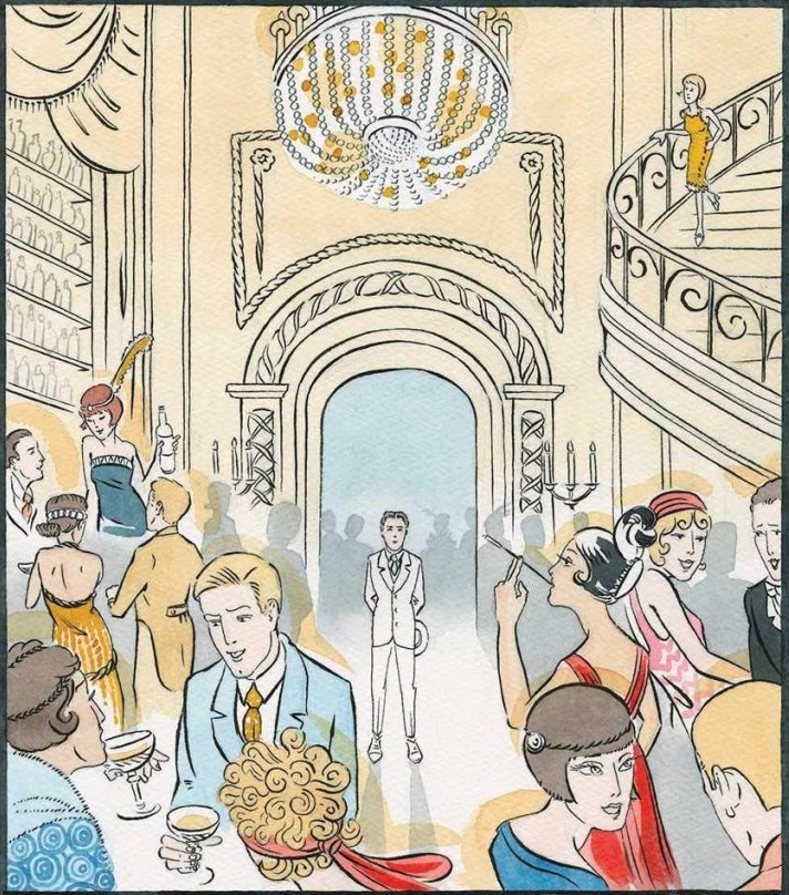 Gatsby le Magnifique_F. Scott Fitzgerald_Fred Fordham_Aya Morton_Phileas_illustration