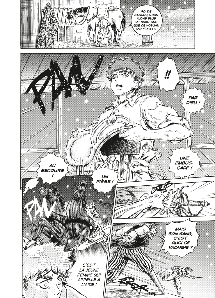 Les trois mousquetaires_T01_D-Artagnan_Nejib_Cedric Tchao_Casterman_Manga_extrait