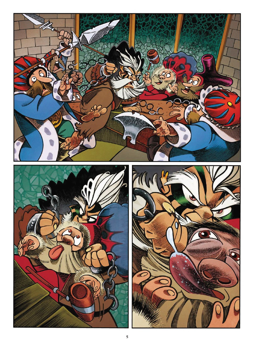 Commando Barbare_Burrato le vertueux_Joann Sfar_Nicolas Keramidas_Glenat_humour decale_extrait