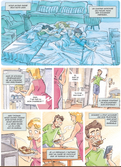 Les moments doux_Vincent Henry_Virginie Grimaldi_Valeria Guffanti_La boite a bulles_Tranche de vie_extrait