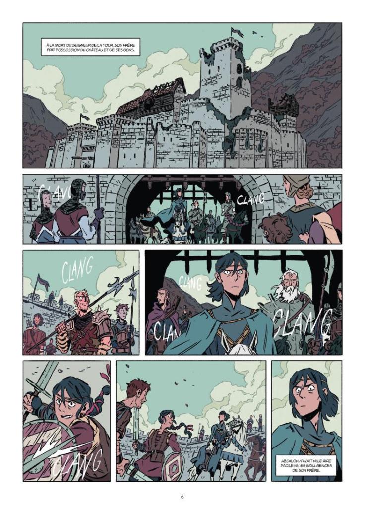 Les songes du roi griffu_T02_La dame de la tour_Cyrielle Blaire_Mailis Colombie_Drac_Delcourt_extrait