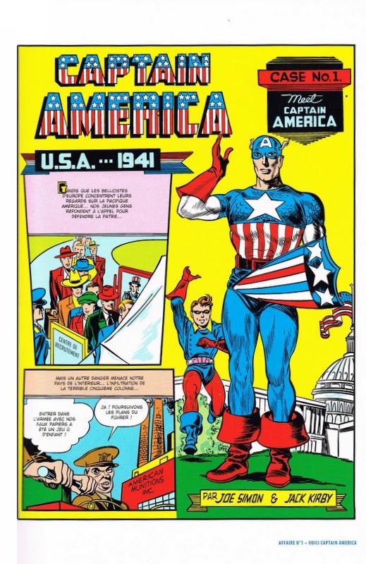 Captain america 1941 kirby