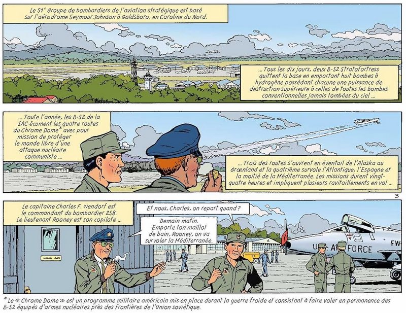 bombes H sur Almeria-planche