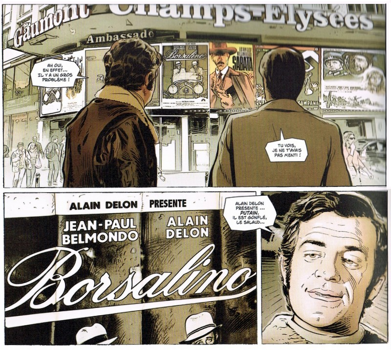 Belmondo - glénat - planche
