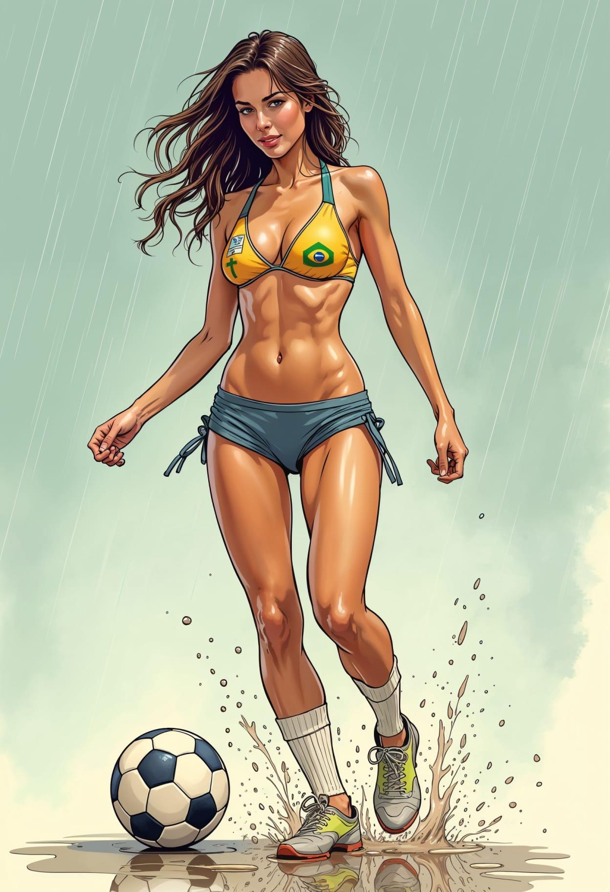 soccer aesthetic cartoon caricature cute drawing free arts