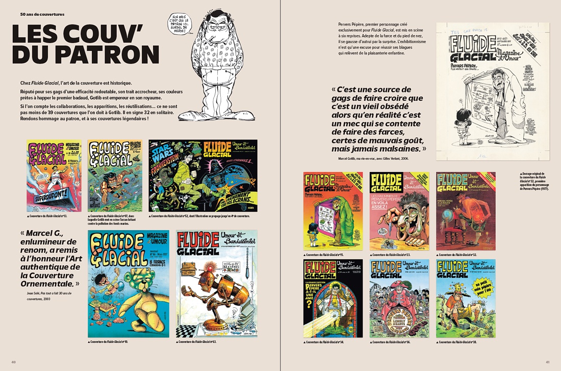 Fluide Glacial - 50 ans de couvertures - planche 2